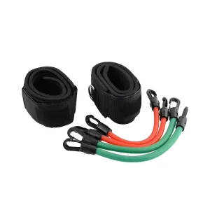 Speed Strength Leg Heavy Resistance Bands Latex Portable All Sports Includes Ankle Straps Training Explosive Agile