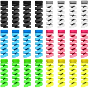Spiral Silicone Rubber Data Cable Protective Sleeve