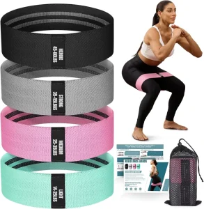 Sport Adjustable Comfortable Resistance Belt for Working Out with Workout Bands Guide