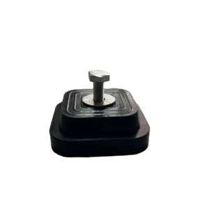Square Anti Vibration Mute Block Shock Absorber Rubber Isolation Mounting Foot Buffer