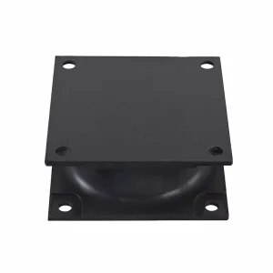 Square Black Rubber Shock Absorber Block for Road Roller Construction Machinery