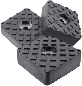 Square Rubber Non-Slip Feet Pads for Tables, Desks, Chairs and Sofas