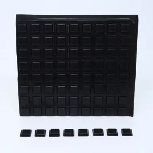 Square Self Adhesive Silicone Bumper Pads Anti Collision Sticky Buffer Feet Furniture Clear Rubber Shockproof Cushion