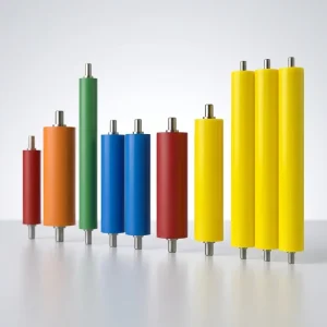 Stainless Steel Cased Rubber Wrapped Non Powered Conveyor Rollers Galvanized Polyurethane Drive Idler Rollers China