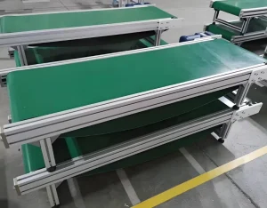 Stainless Steel PVC Belt Conveyor System and Assembly Line with Chain