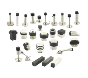 Stainless Steel and Iron Rubber Stopper for Hotel Use Shower Door Glass Application