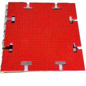 Standard 2205x1810mm Safety Mat Heavy Duty Polyurethane Non slip Anti slip Studs Steel Nails for Oilfield Drill Floor Cutting