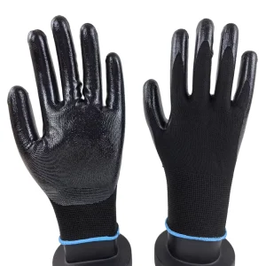 Standard Certified Full Nitrile Coated High Performance Safety Gloves for International Safety Supply