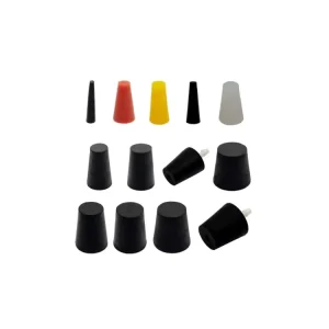 Standard Customized Silicon Threaded Rubber Stopper Items