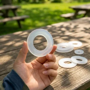 Standard Silicone Gasket Food-Grade FDA Clear Rubber Seal Irregular Shape Washer Spacer for Industrial Sealing