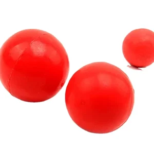 Standard-Size Hollow Rubber Bouncing Ball and Solid Silicone Ball