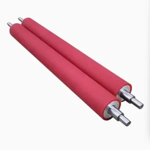 Steel Rubber Rollers with Silicone, Nitrile, and EPDM Materials for Printing, Packaging, and Textile Machinery