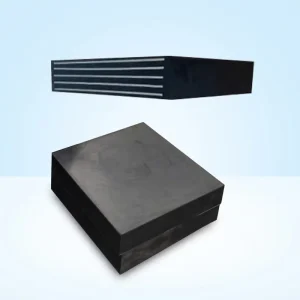 Steel Structure Custom Laminated Rubber Bearing Pad Bridge Construction Shock Absorption Rubber Product Custom