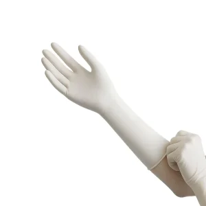 Sterile Disposable Powder Free Natural Latex Surgical Gloves Individually Packaged Medical Operation Rubber Gloves Factory