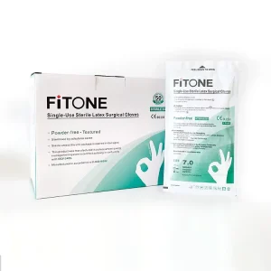 Sterile Gloves White Surgical Rubber Gloves Medical Powder Free Latex Medical Surgical Gloves