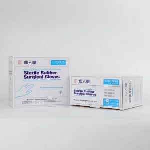 Sterile Surgical Latex Rubber Gloves Disposable Medical Hand Gloves for Doctor Operation