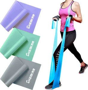 Stock Product 1800mm Long Gym Work Out Rubber Band Fitness Bands Yoga Resistance Latex Flat Bands