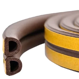 Strong Adhesive Foam Rubber Seal Strip for Wooden Doors and Windows Weatherproof