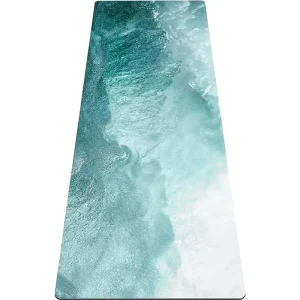 Suede Yoga Mat 4mm Thickness Non-Slip Folding Yoga Pilates Natural Rubber TPE Customizable Color Logo Universal Use