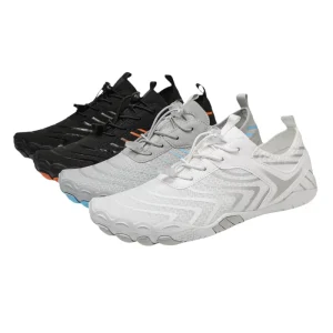 Summer Mesh Upper Rubber Sole Unisex Customized Breathable Quick-Drying Water Shoes for Women and Men Barefoot Beach Shoes