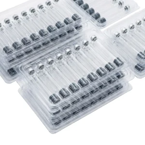 Sunrise Medical Custom 3ml Eco Friendly Glass Cartridge Bottle Aluminum Lid Rubber Stopper Skin Care OEM & ODM Compatible