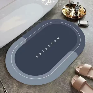 Super Absorbent Anti-Slip Washable Bathroom Mat for Kitchen and Bathroom