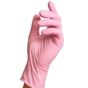 Supplier Supply 100 Pcs Box Powder free Latex Hospital Safety Disposable Examination Nitrile Rubber Gloves