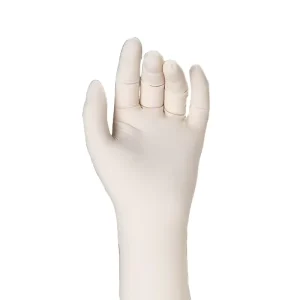 Surgical Sterile White Medical Disposable Natural Latex Gloves