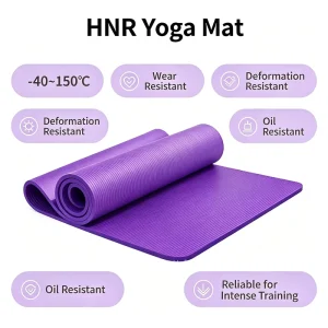 Sweat Resistant Yoga Mat Double Sided Non Slip Design