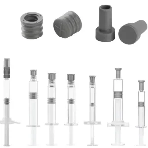 Syringe Rubber Stopper Luer Lock Caps