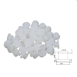 T Shape 8mm Mechanical Rubber Plug Shock Proof Translucent Silicone Hole Plug Dust Block Stopper
