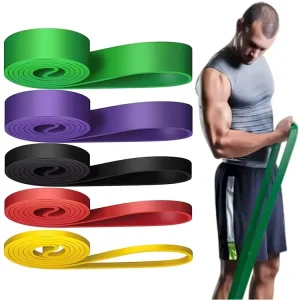 TPE Elastic Resistance Belt Home Sports Fitness Track Field Trainer Booster Resistance Bands Stretch Features Exercise Bands