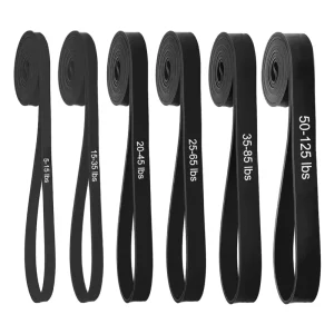 TPE Heavy Duty Home Exercise Long Pull Resistance Loop Strips for Gym Workout Fitness Strength Training Body Building