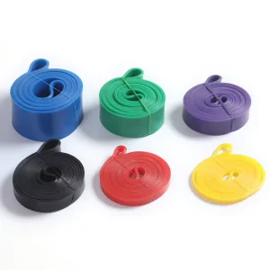 TPE Material Durable Workout Pull up Exercise Fitness Gym Rubber Resistance Band Customizable Color Logo Light Medium Heavy