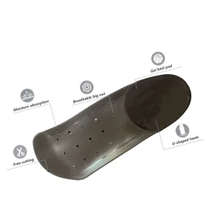 TPE Orthopedic Sports Insoles with 3/4 Heel Pads