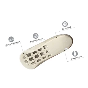 TPE Orthopedic Sports Insoles with 3/4 Heel Pads