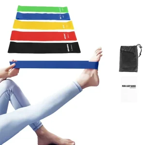 TPE Thickened Elastic Resistance Band with Pulling Ring for Yoga Strength Training Quick Hip Lifting Exercise
