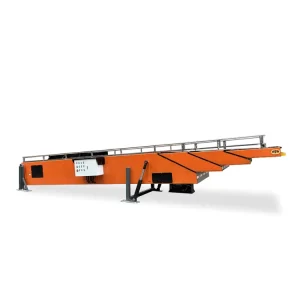 Telescopic Belt Conveyor for Dock Loading in Retail Distribution Warehouses and Freight Centers