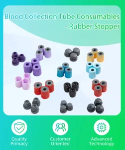 Tenghu Medical Consumables Butyl Rubber Stopper for Vacuum Blood Collection Tube Caps