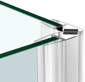 Tengyun Durable Easy Cut Shower Glass Door Side Rubber Seal PVC Seal Strip Magnetic Stripe Stop Water Leakage Weathering