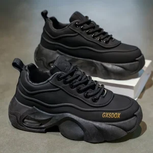 Thick Soled Height Increasing Air Cushion Walking Shoes Mesh Breathable Casual Sports Shoes Can Be Customized