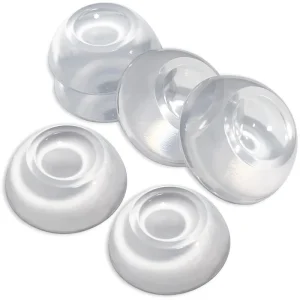 Thicken Door Stoppers Wall Protector Strong Self Adhesive Clear Door Knob Bumpers Reusable Shock Absorbent Rubber Pad for Home