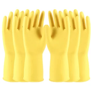 Thickened Rubber Natural Latex Gloves Labor protection Wear-resistant Waterproof Non-slip Elastic Cuff Durable Gloves