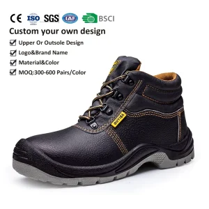 Thickened Shock Sole Anti Smash Anti Penetration Cold Insulated Lining Men Mining Safety Shoes for Outdoor Quarry Low Temp Work