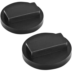 Thickened Solid Rubber Jack Stand Pad Shock-Absorbing Anti-Slip Support Block for Sedan SUV RV Lifting