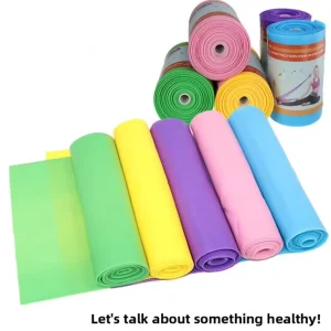 Thickened TPE Yoga Resistance Band Custom Logo Latex Free Elastic Multi Tension Exercise Band for Fitness Pilates
