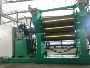 Three-Roller Rubber Calender Machine with Water Cooling Pump