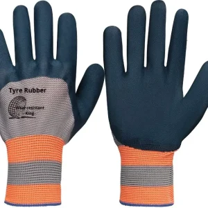 Tire Rubber Labor Protection Gloves Construction Site Work Wear Resistant Non Slip Breathable Strong Toughness Auto Repair
