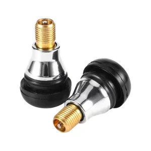 Tire Valve Cap Snap-In Inner Tube Stem Universal Rubber Valve Stem for Cars Motorcycles E-Bikes