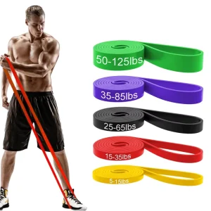 Top Selling Fitness Products Adjustable Resistance Bands Premium Gym Elastic Rubber Bands With Different Resistance